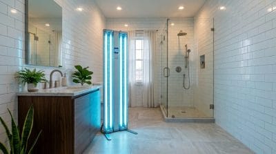 Phothera 600 in bathroom